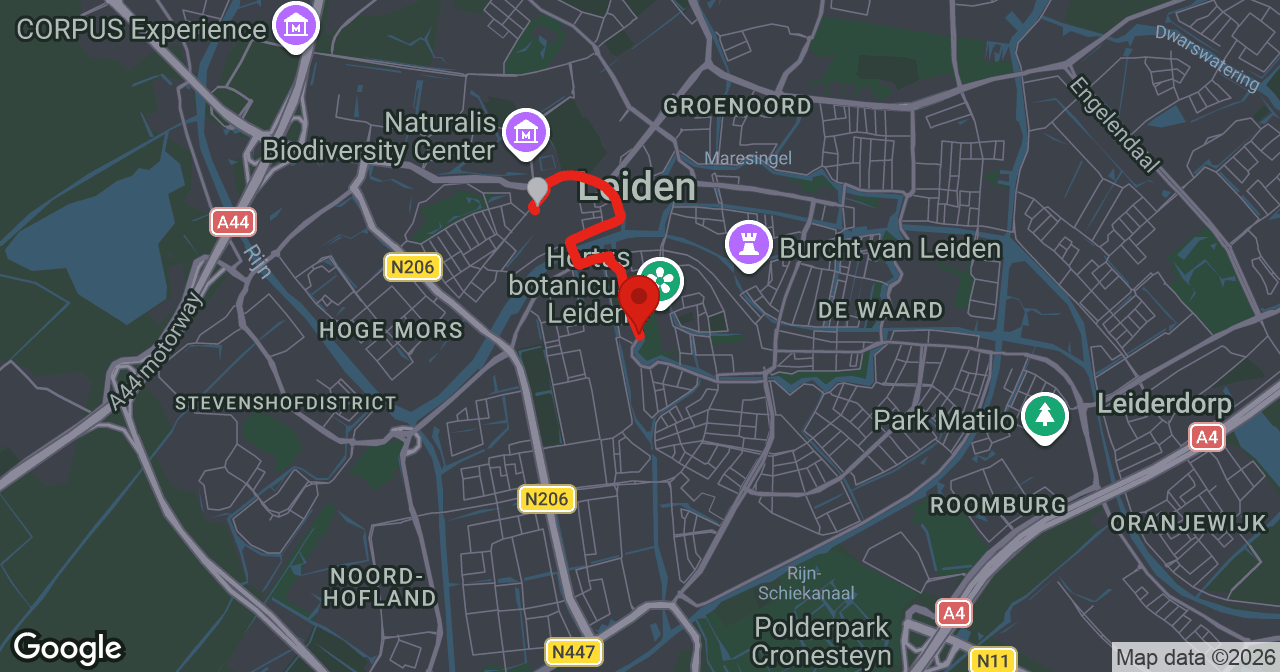 Kaart van de meldlocatie