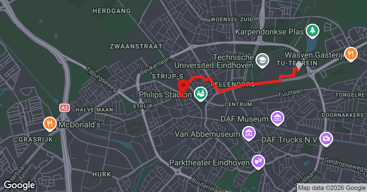 Kaart van de meldlocatie