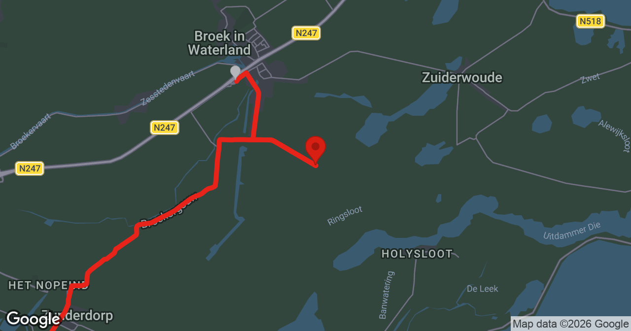Kaart van de meldlocatie