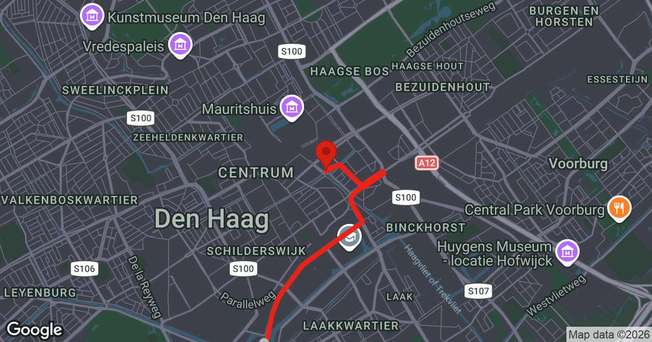 Kaart van de meldlocatie