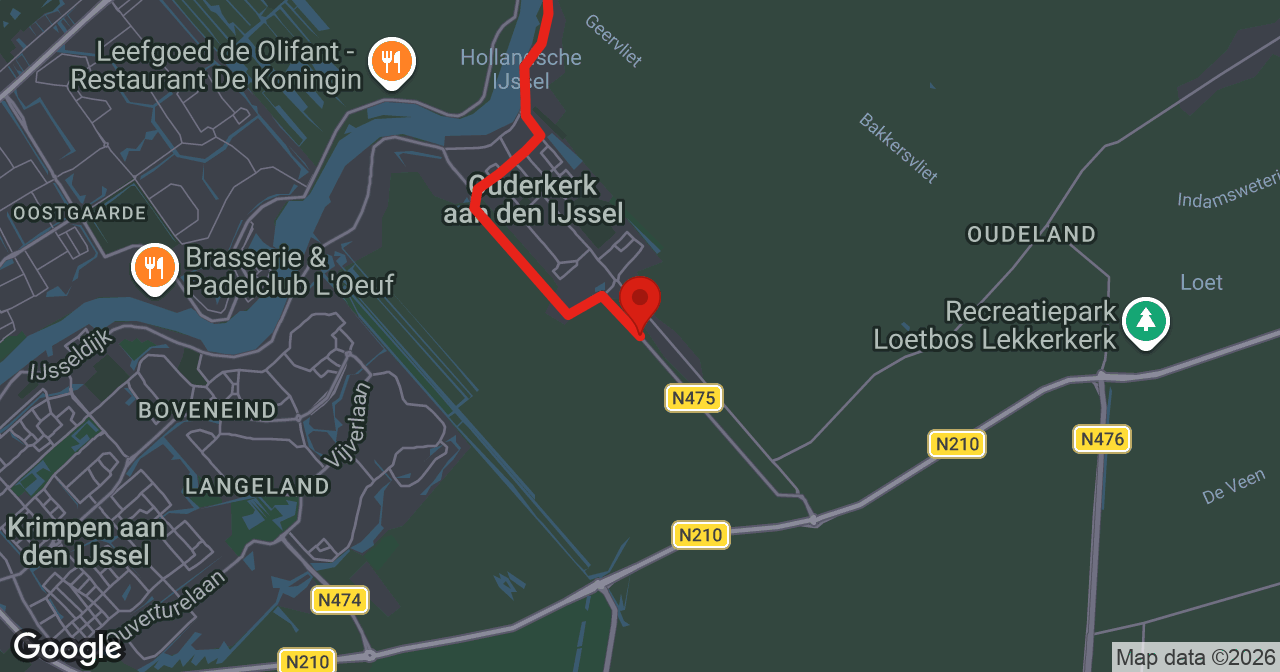 Kaart van de meldlocatie