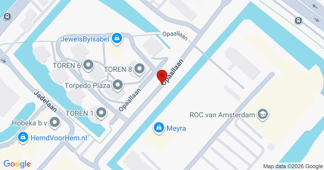 Kaart van het incident in Hoofddorp met berekende routes vanaf gealarmeerde posten