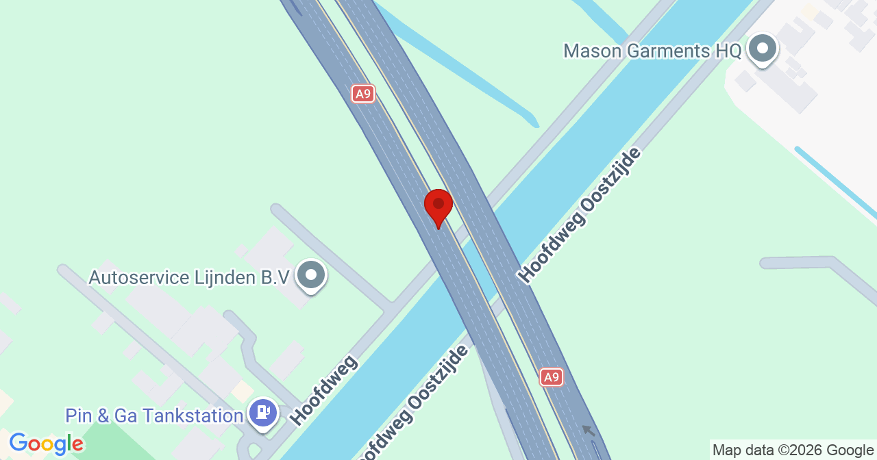 Kaart van het incident in Lijnden met berekende routes vanaf gealarmeerde posten