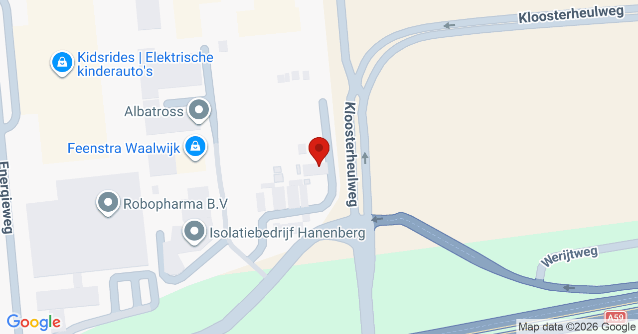 Kaart van het incident in Waalwijk met berekende routes vanaf gealarmeerde posten