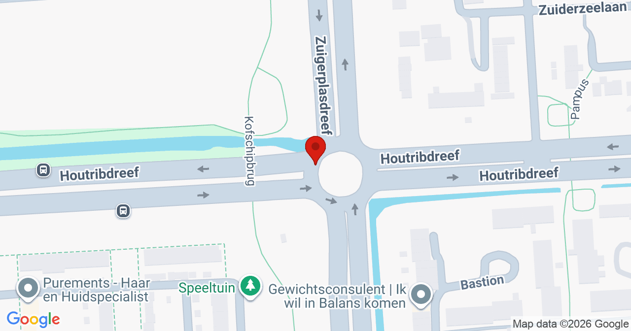 Kaart van het incident in Lelystad met berekende routes vanaf gealarmeerde posten