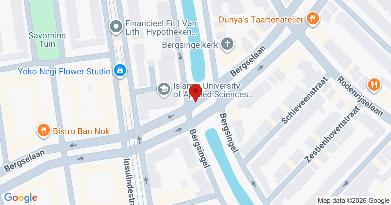 Kaart van het incident in Rotterdam met de aanrijroutes van de gealarmeerde eenheden