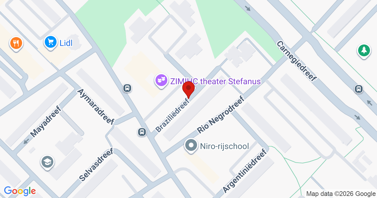Kaart van het incident in Utrecht met berekende routes vanaf gealarmeerde posten