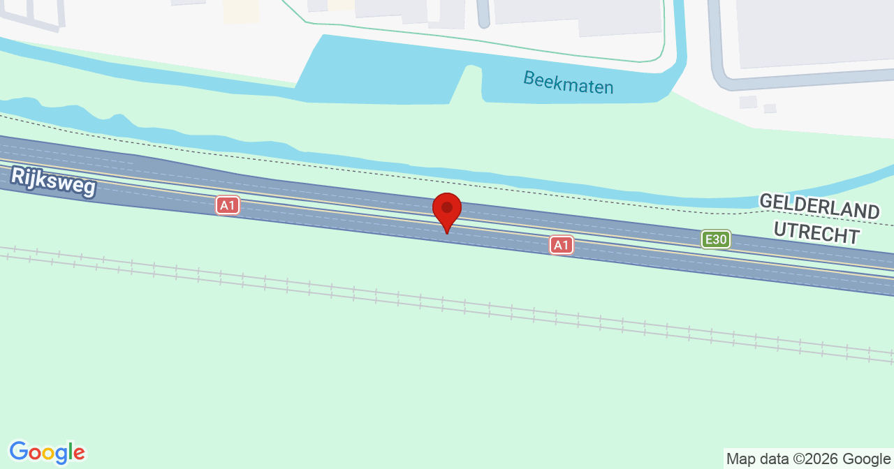 Kaart van het incident in Amersfoort met berekende routes vanaf gealarmeerde posten