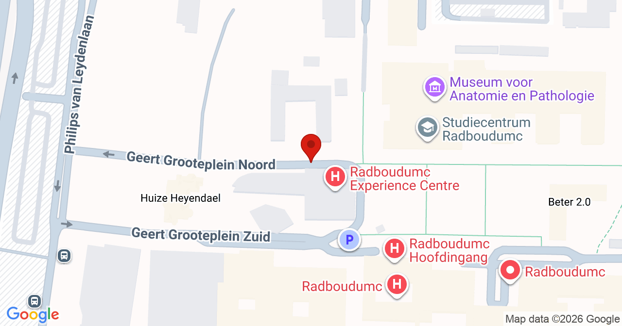Kaart van het incident in Nijmegen met berekende routes vanaf gealarmeerde posten