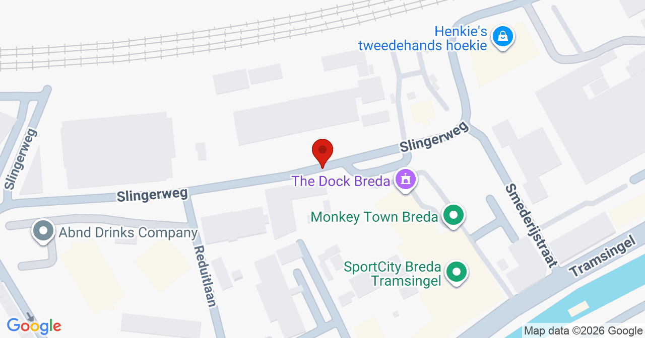 Kaart van het incident in Breda met berekende routes vanaf gealarmeerde posten