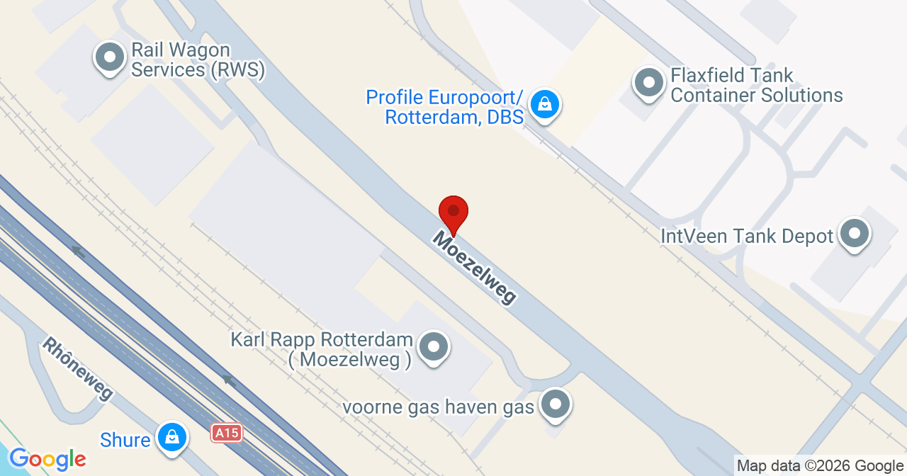 Kaart van het incident in Rotterdam met de aanrijroutes van de gealarmeerde eenheden
