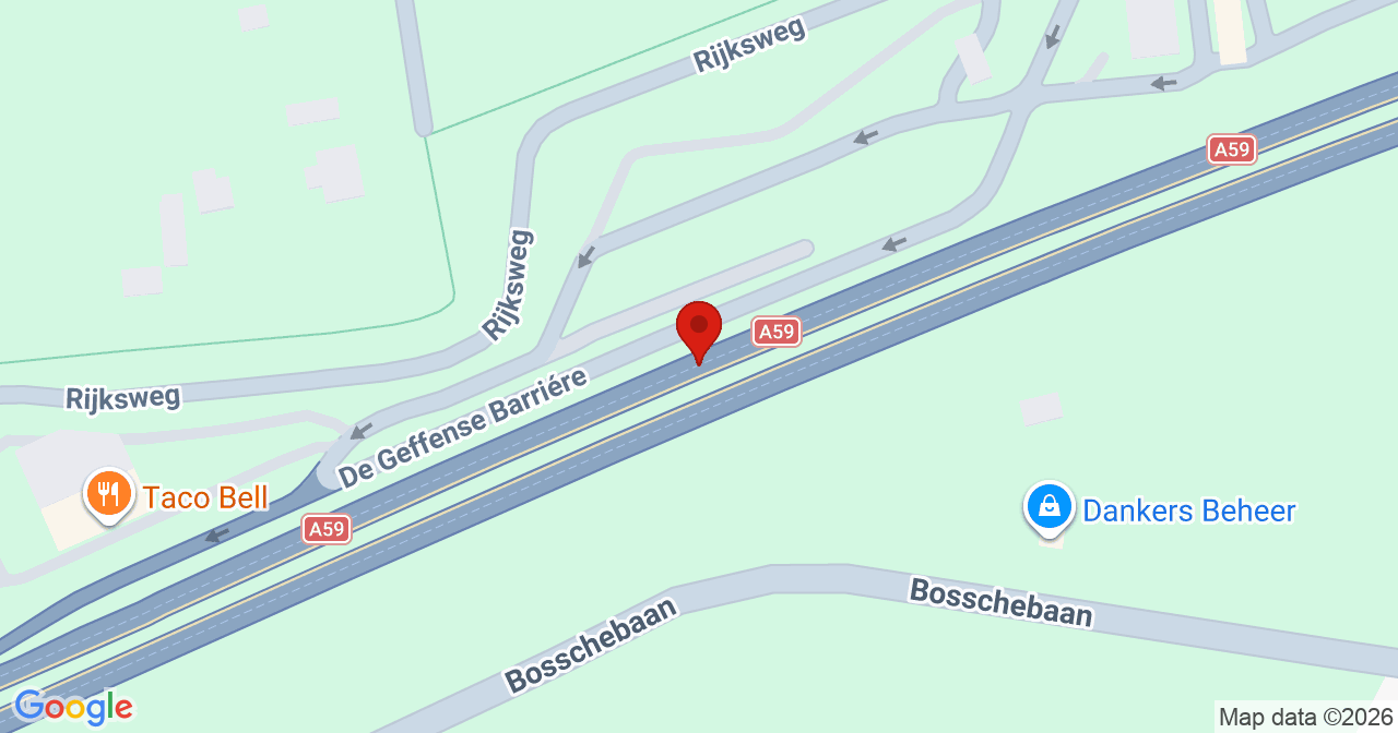 Kaart van het incident in Heesch met de aanrijroutes van de gealarmeerde eenheden