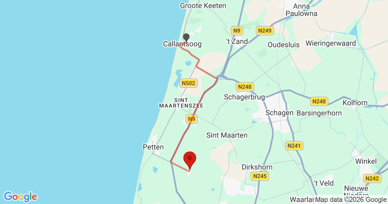 Kaart van het incident in Burgerbrug met de aanrijroutes van de gealarmeerde eenheden