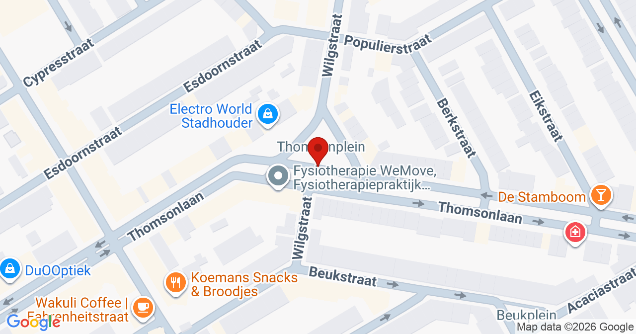 Kaart van het incident in 's-Gravenhage met de aanrijroutes van de gealarmeerde eenheden