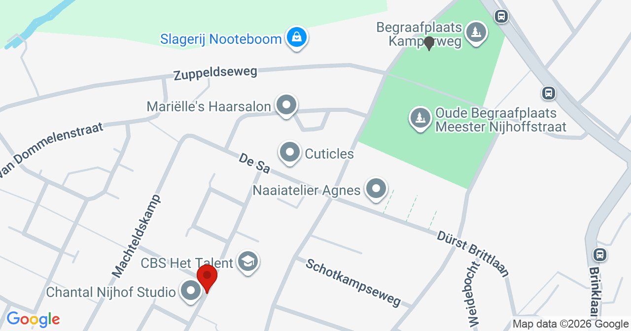 Kaart van het incident in Heerde met de aanrijroutes van de gealarmeerde eenheden