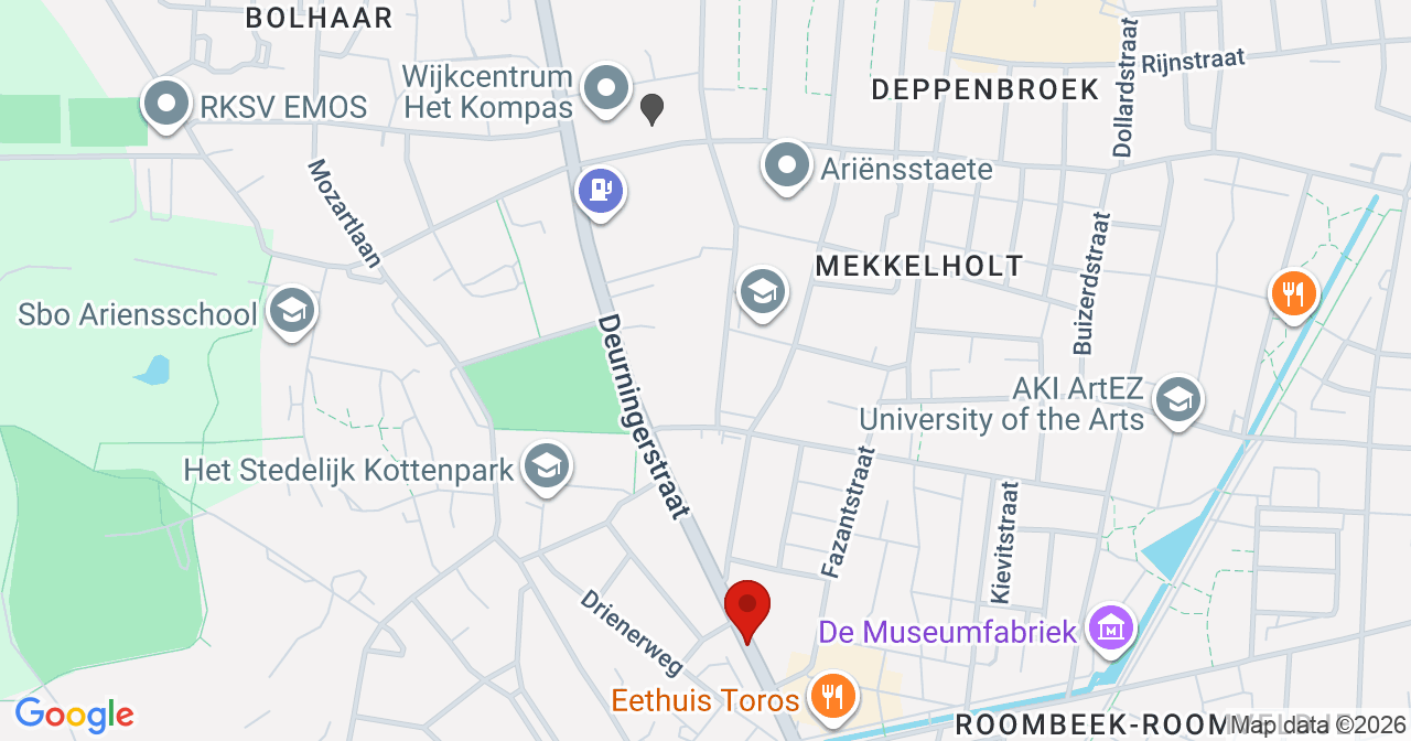 Kaart van het incident in Enschede met de aanrijroutes van de gealarmeerde eenheden