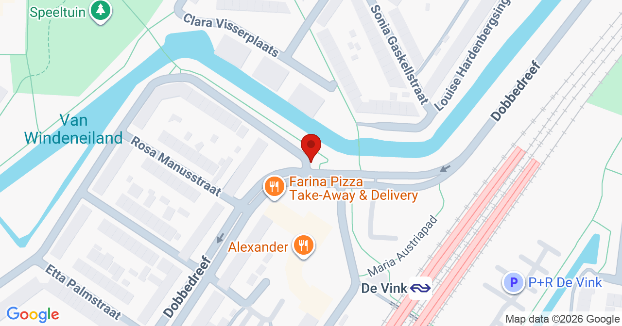 Kaart van het incident in Leiden met de aanrijroutes van de gealarmeerde eenheden