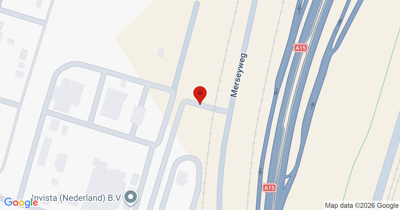 Kaart van het incident in Botlek Rotterdam met de aanrijroutes van de gealarmeerde eenheden