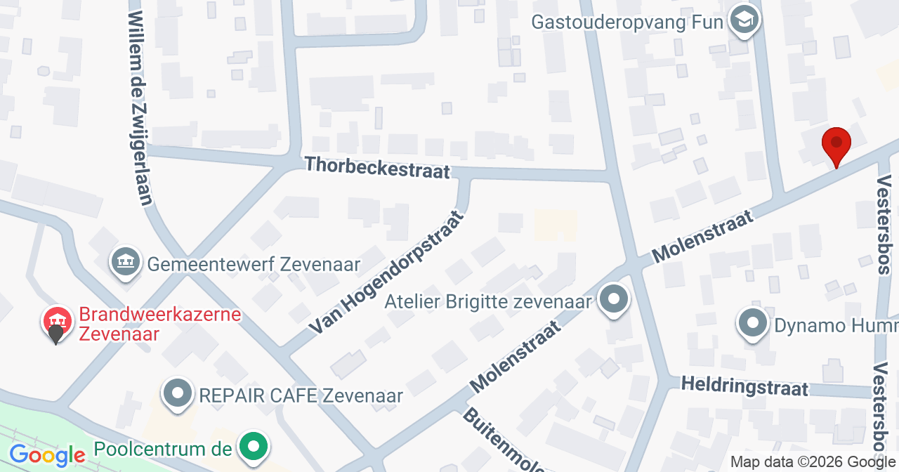 Kaart van het incident in Zevenaar met de aanrijroutes van de gealarmeerde eenheden