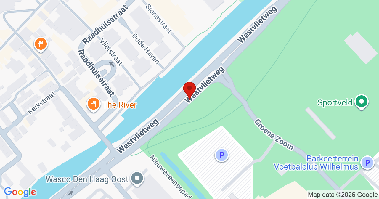 Kaart van het incident in 's-Gravenhage met de aanrijroutes van de gealarmeerde eenheden