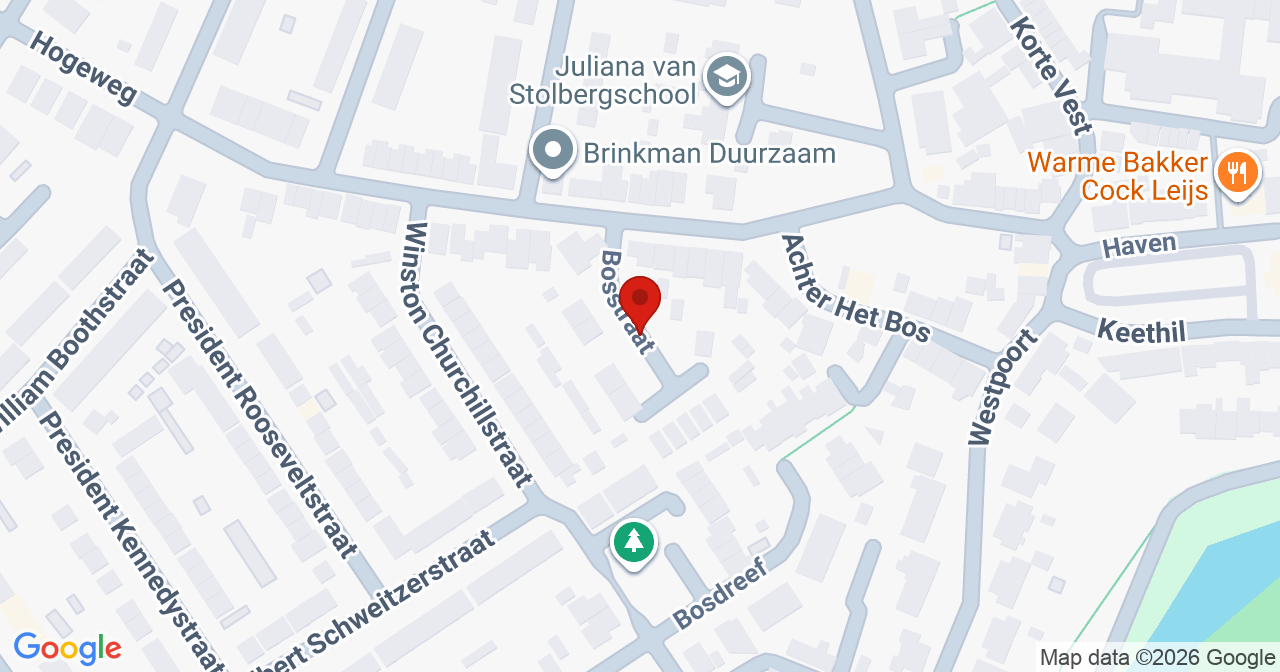Kaart van het incident in Sint-Maartensdijk met de aanrijroutes van de gealarmeerde eenheden