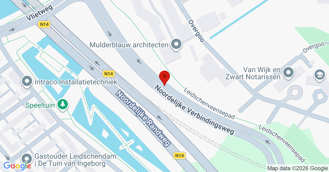 Kaart van het incident in Leidschendam met de aanrijroutes van de gealarmeerde eenheden