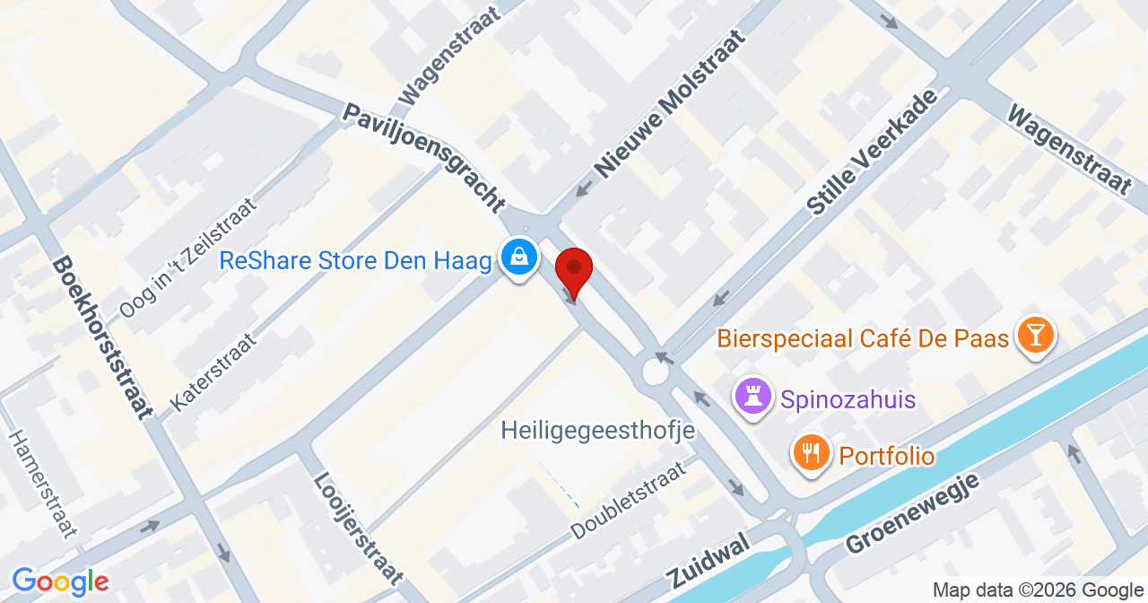 Kaart van het incident in 's-Gravenhage met de aanrijroutes van de gealarmeerde eenheden