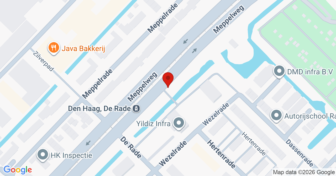 Kaart van het incident in 's-Gravenhage met de aanrijroutes van de gealarmeerde eenheden