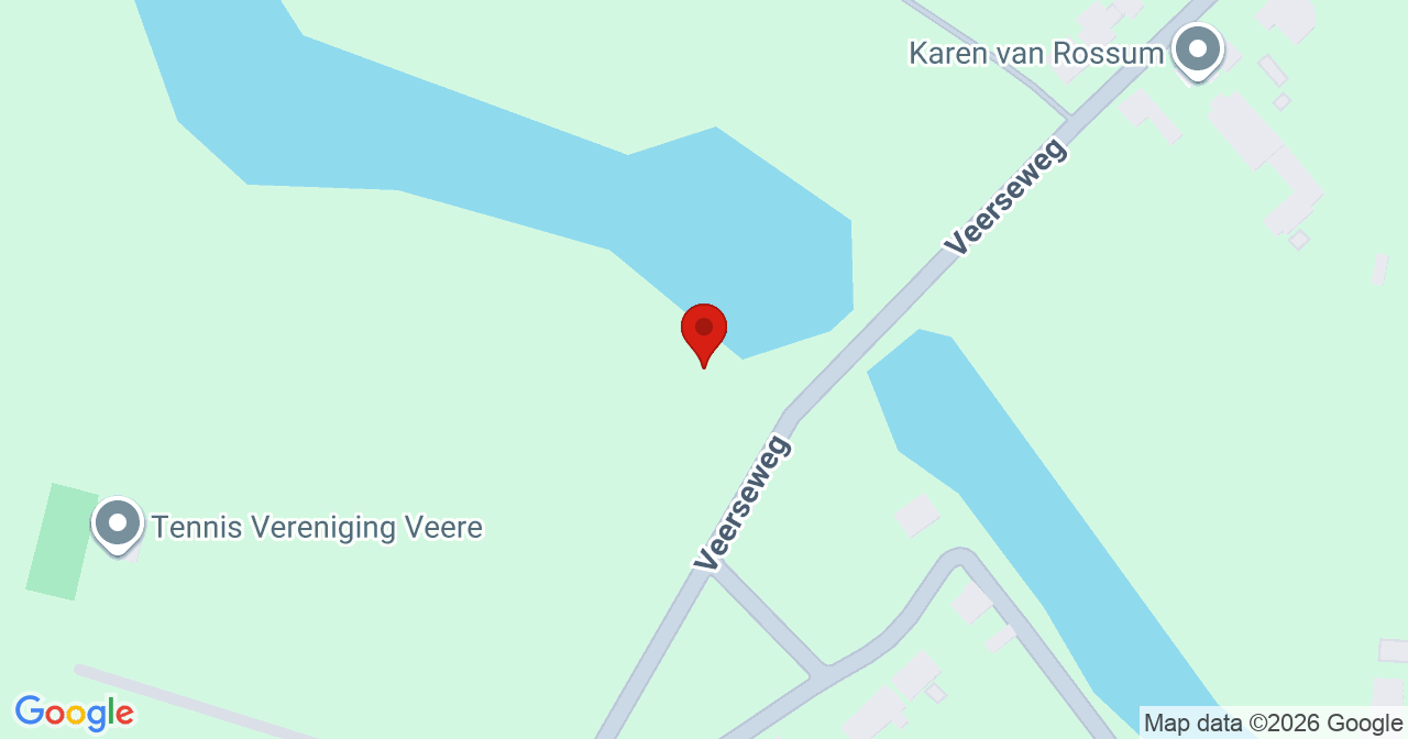 Kaart van het incident in Veere met de aanrijroutes van de gealarmeerde eenheden