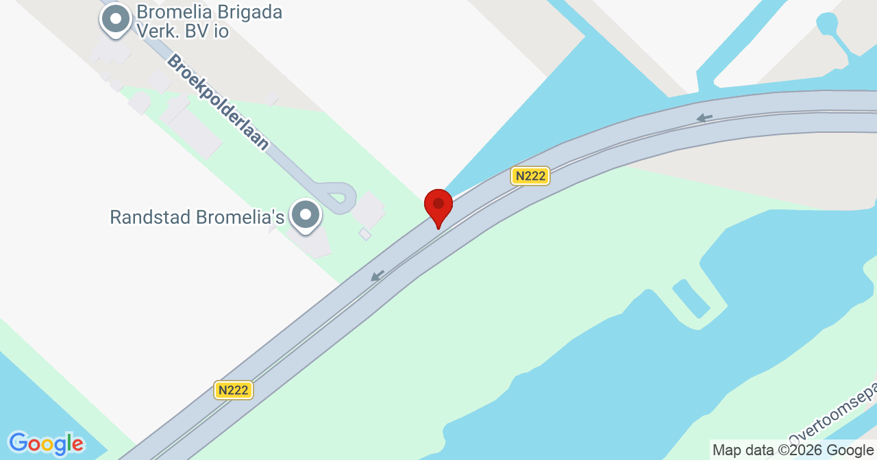 Kaart van het incident in Wateringen met de aanrijroutes van de gealarmeerde eenheden