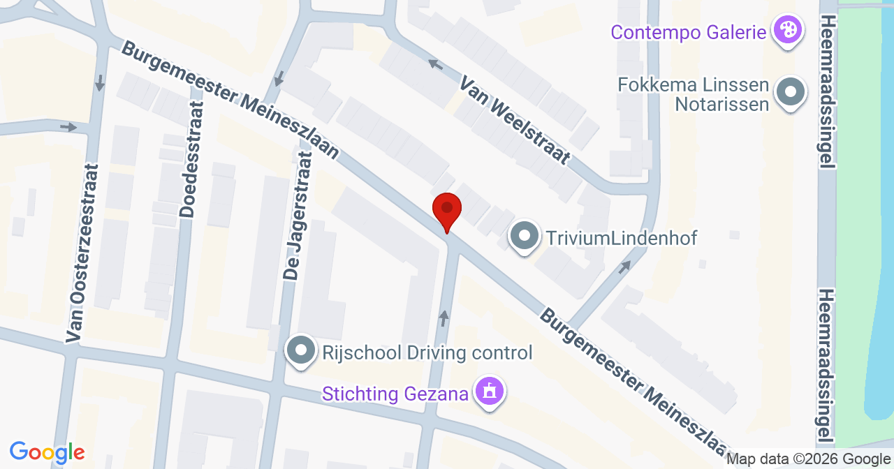 Kaart van het incident in Rotterdam met de aanrijroutes van de gealarmeerde eenheden