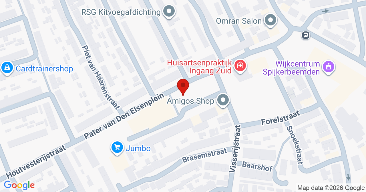 Kaart van het incident in Tilburg met de aanrijroutes van de gealarmeerde eenheden