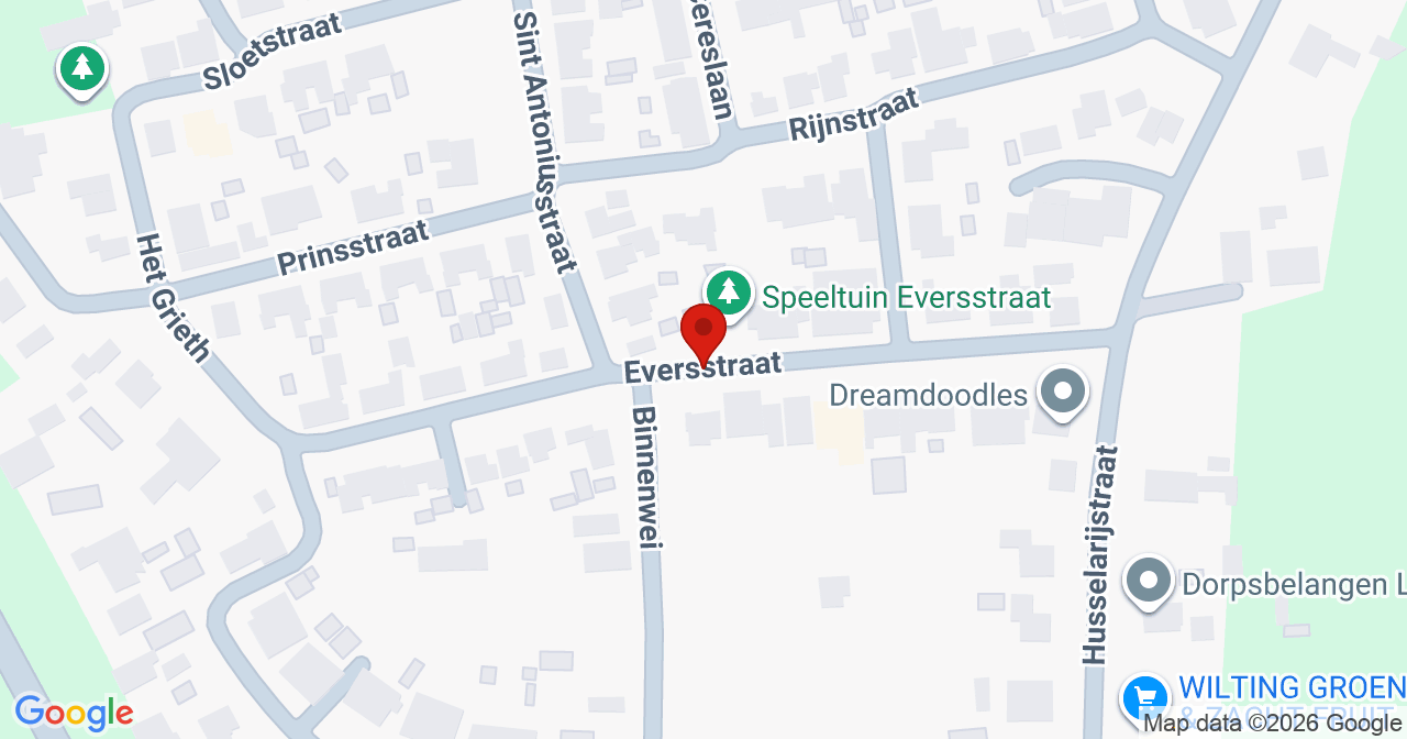 Kaart van het incident in Duiven met de aanrijroutes van de gealarmeerde eenheden