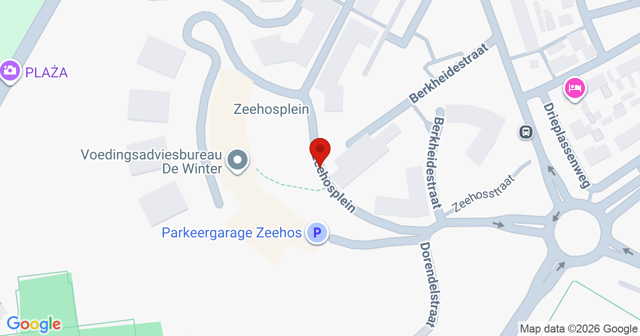 Kaart van het incident in Katwijk met de aanrijroutes van de gealarmeerde eenheden