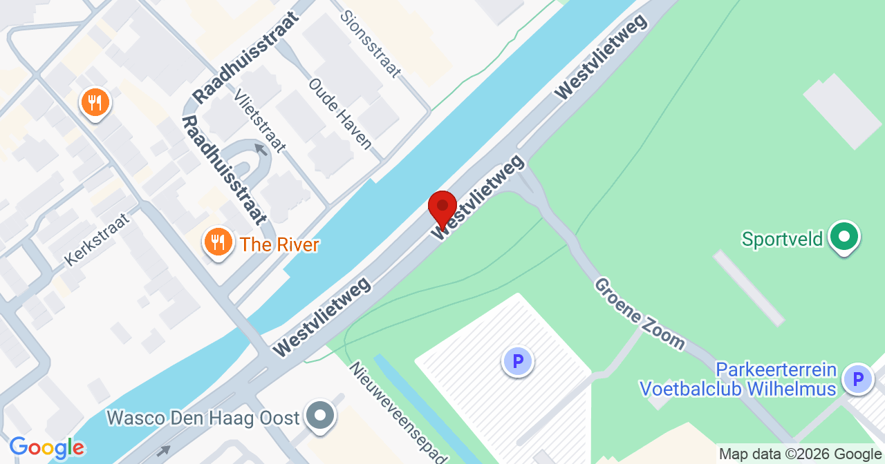 Kaart van het incident in 's-Gravenhage met de aanrijroutes van de gealarmeerde eenheden