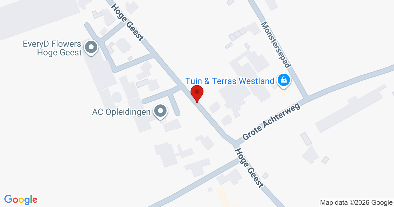 Kaart van het incident in Naaldwijk met de aanrijroutes van de gealarmeerde eenheden