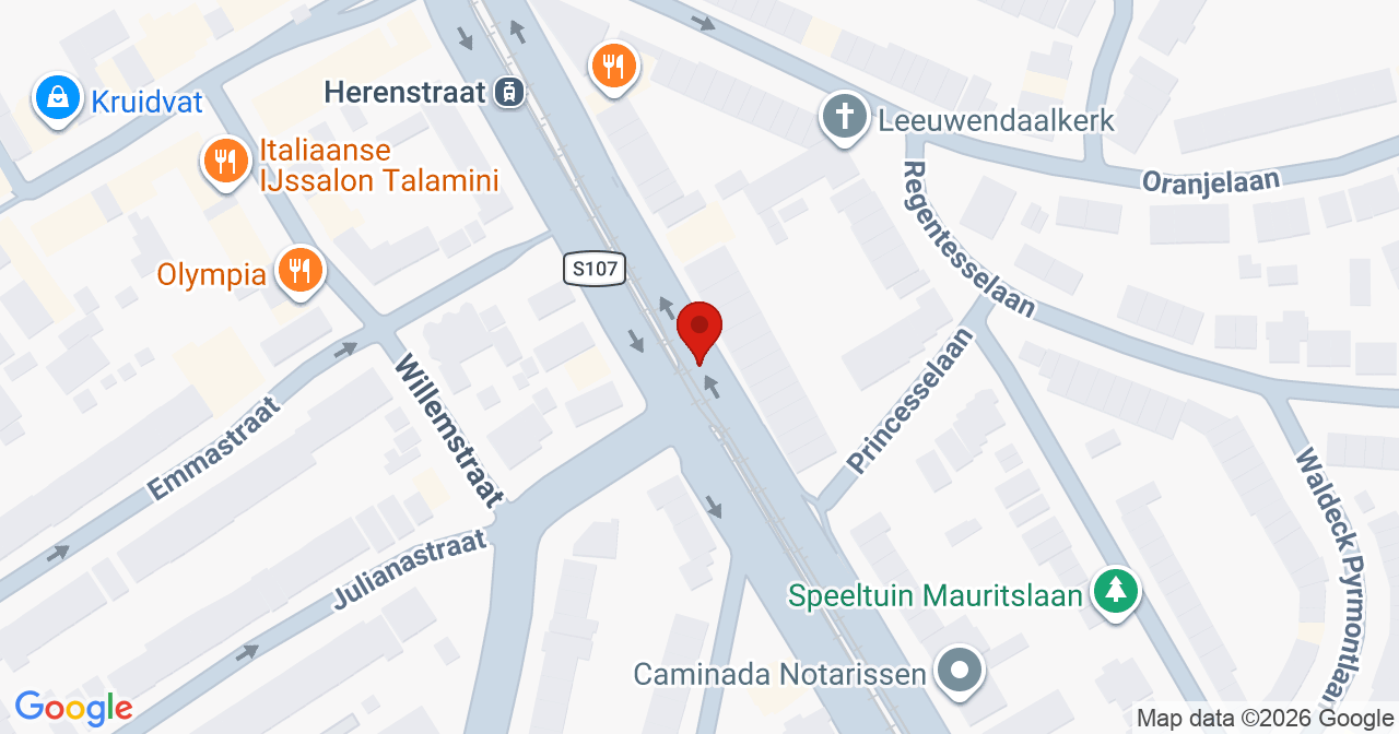 Kaart van het incident in Rijswijk met de aanrijroutes van de gealarmeerde eenheden