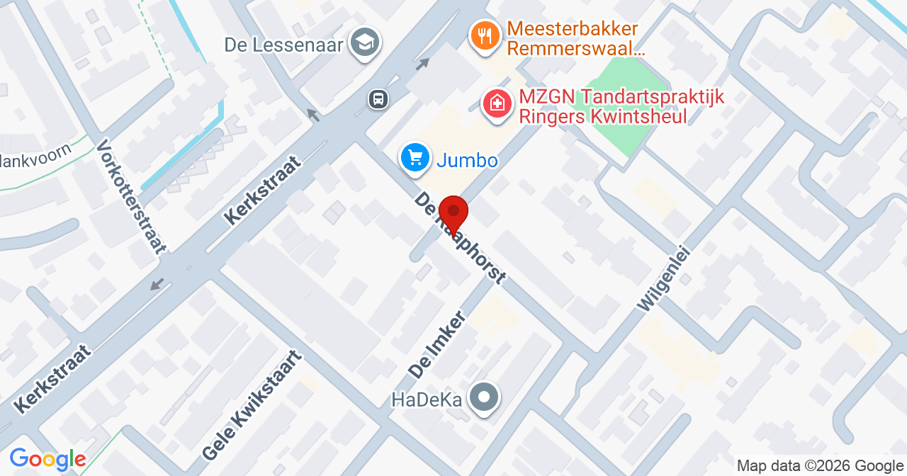 Kaart van het incident in Kwintsheul met de aanrijroutes van de gealarmeerde eenheden