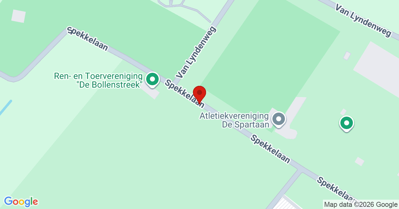 Kaart van het incident in Lisse met de aanrijroutes van de gealarmeerde eenheden