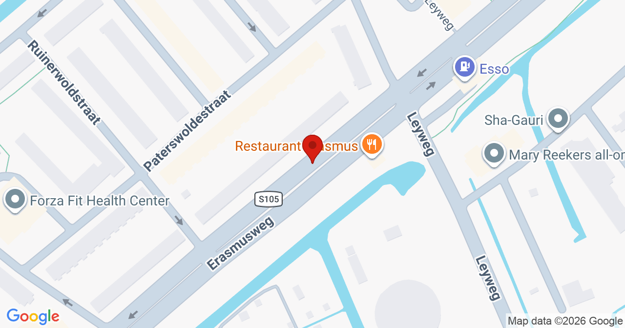 Kaart van het incident in 's-Gravenhage met de aanrijroutes van de gealarmeerde eenheden