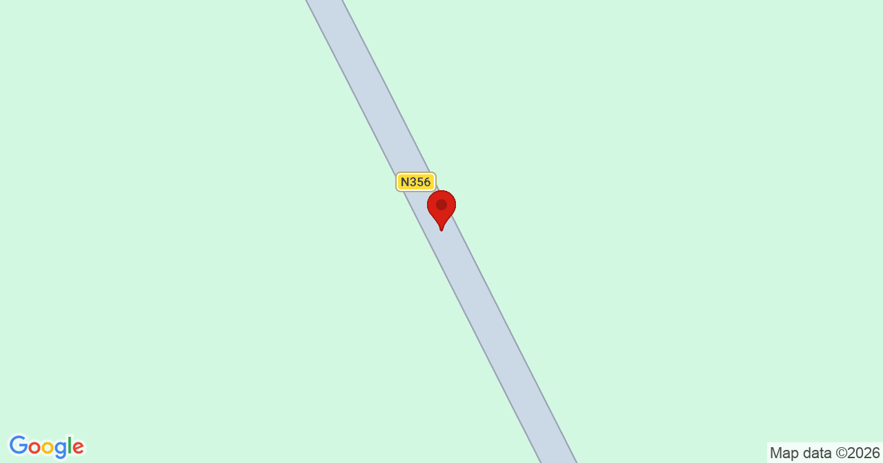 Kaart van het incident in Holwert met de aanrijroutes van de gealarmeerde eenheden