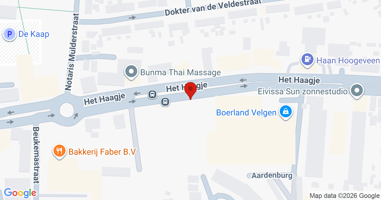 Kaart van het incident in Hoogeveen met de aanrijroutes van de gealarmeerde eenheden