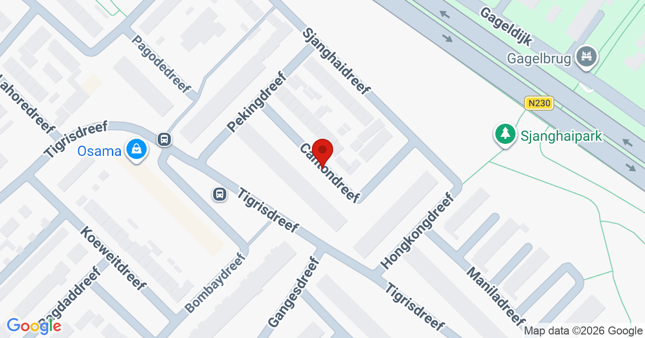 Kaart van het incident in Utrecht met de aanrijroutes van de gealarmeerde eenheden