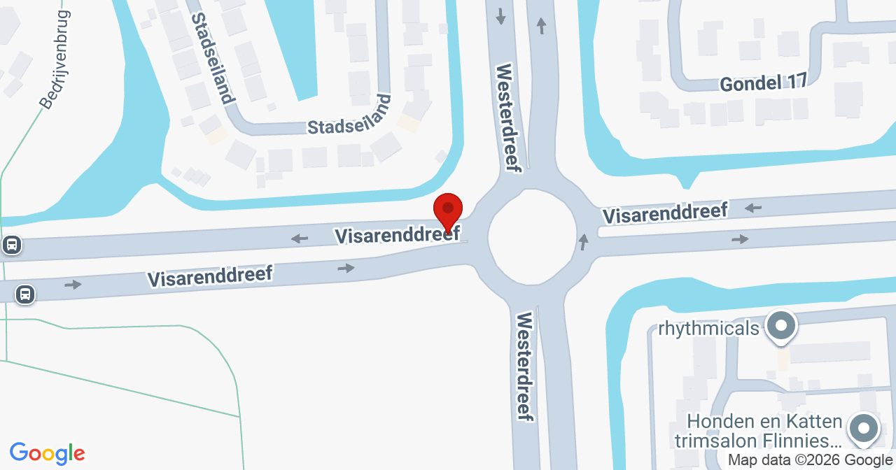 Kaart van het incident in Lelystad met de aanrijroutes van de gealarmeerde eenheden