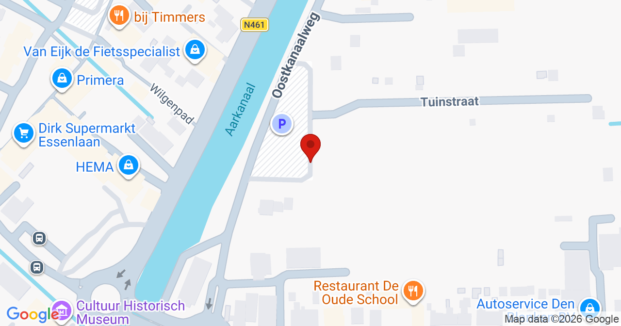 Kaart van het incident in Ter Aar met de aanrijroutes van de gealarmeerde eenheden