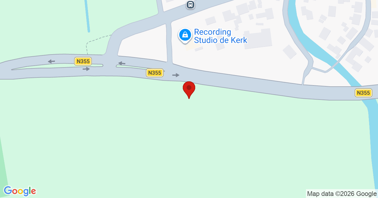 Kaart van het incident in Niezijl met de aanrijroutes van de gealarmeerde eenheden