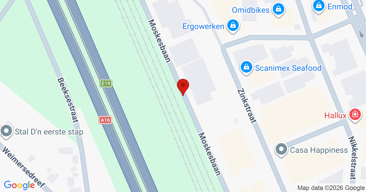 Kaart van het incident in Breda met de aanrijroutes van de gealarmeerde eenheden