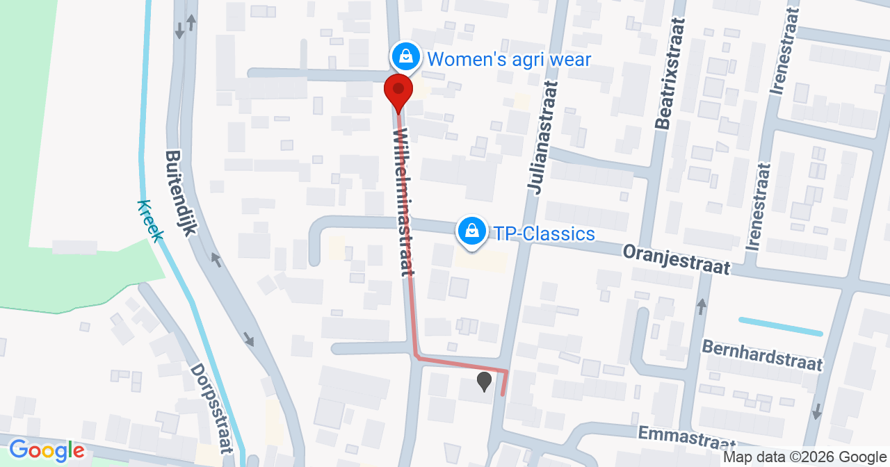 Kaart van het incident in Heinenoord met de aanrijroutes van de gealarmeerde eenheden