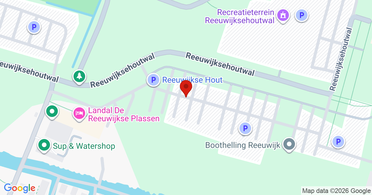 Kaart van het incident in Reeuwijk met de aanrijroutes van de gealarmeerde eenheden