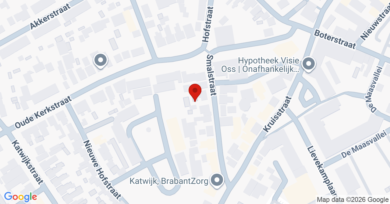 Kaart van het incident in Oss met de aanrijroutes van de gealarmeerde eenheden